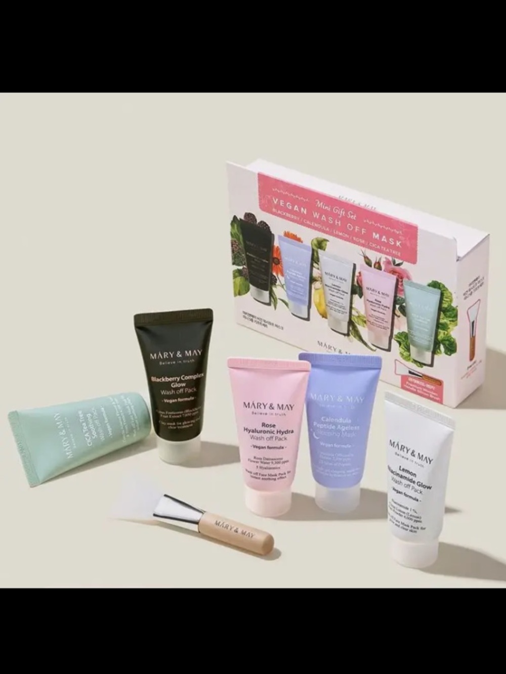 Mary&May Vegan Wash Off Mask Mini Gift Set - Picture 3 of 13